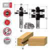 991.2803.12 Woodwork комплект фрез шип - паз D44,4I28,65L71 s12