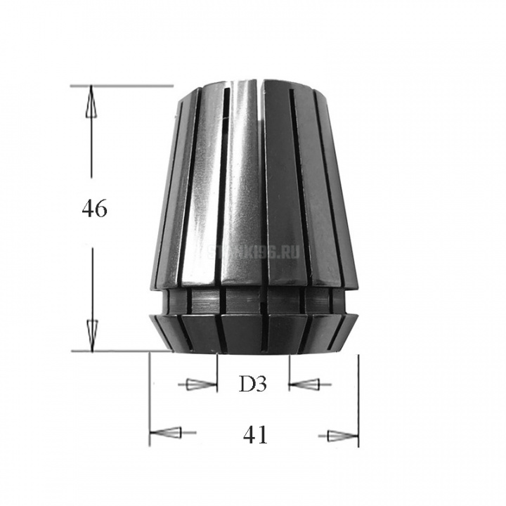 ER40.05.00 Woodwork цанга высокоточная 0,01 ER40 D5