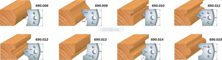 690.008 CMT Комплект ножей 2шт. 40x4 легированная сталь