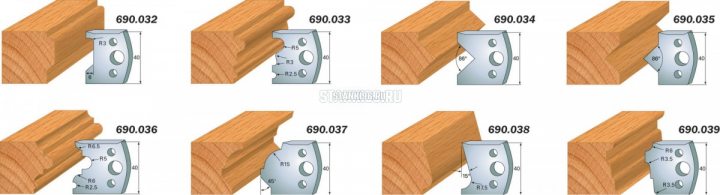 690.032 CMT Комплект ножей 2шт. 40x4 легированная сталь