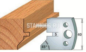 690.083 CMT Комплект ножей 2шт. 40x4 легированная сталь