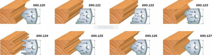 690.123 CMT Комплект ножей 2шт. 40x4 легированная сталь