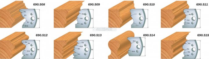 690.511 CMT Комплект ножей 2шт. 50x4 легированная сталь