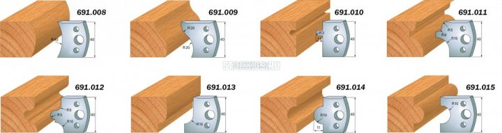 691.008 CMT Комплект из 2-х ограничителей 40x4