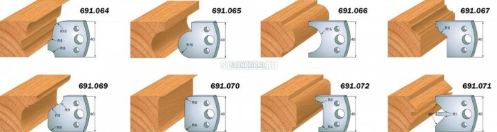 691.064 CMT Комплект из 2-х ограничителей 40x4