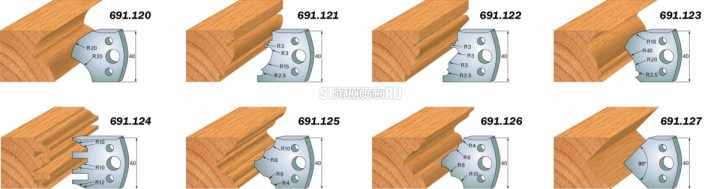 691.120 CMT Комплект из 2-х ограничителей 40x4