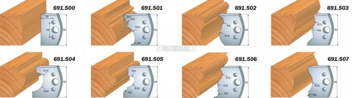 691.500 CMT Комплект из 2-х ограничителей 50x4