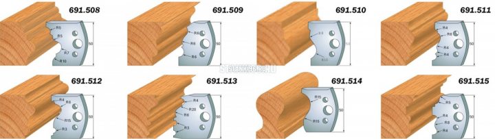 691.510 CMT Комплект из 2-х ограничителей 50x4