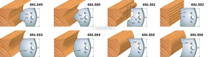 691.552 CMT Комплект из 2-х ограничителей 50x4