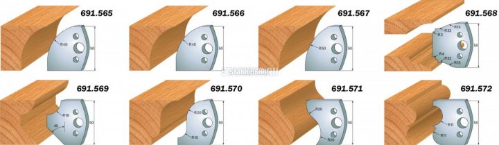 691.567 CMT Комплект из 2-х ограничителей 50x4